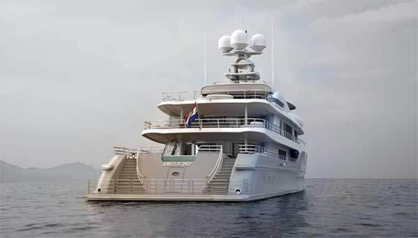Motor Yacht for Sale Aft View